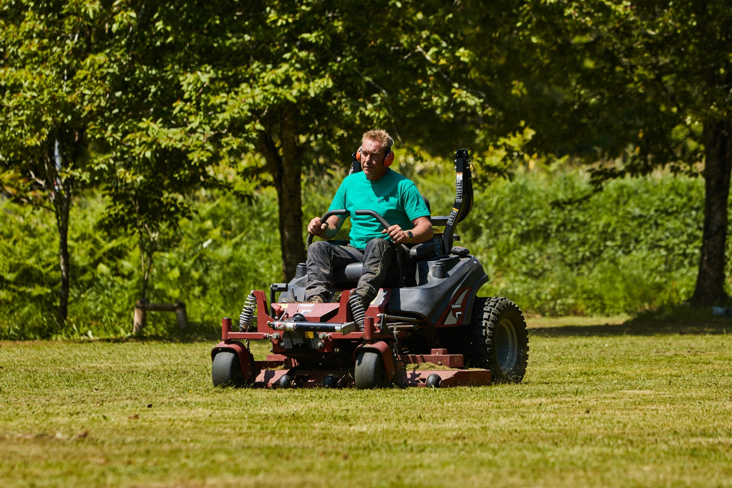 tondeuse ferris muching vue de face