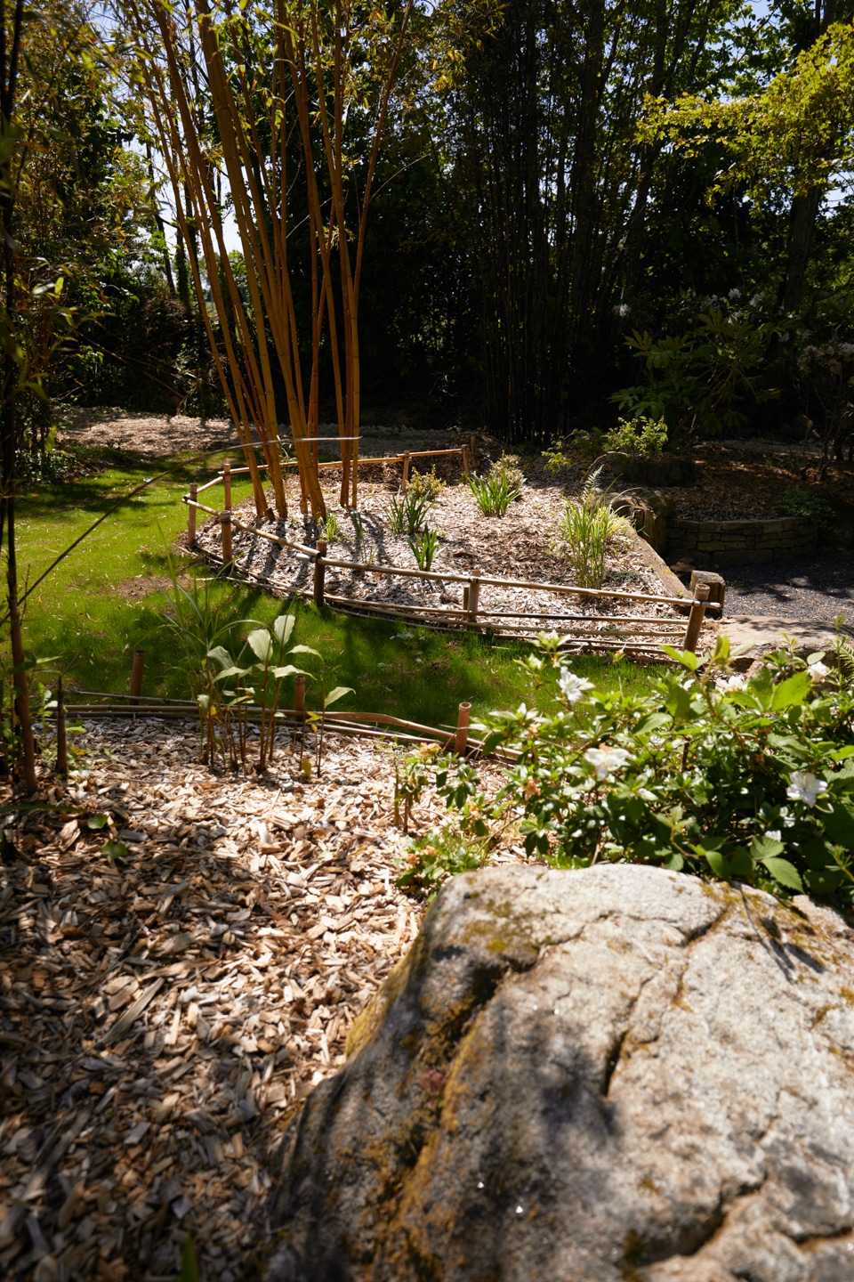 jardin zen de la pépinière park kerne