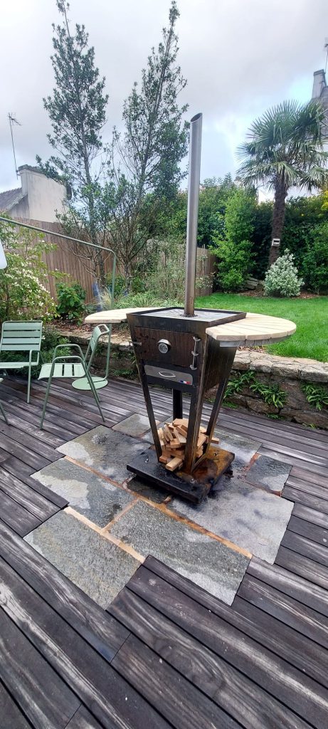 brasero sur dalle luzerne