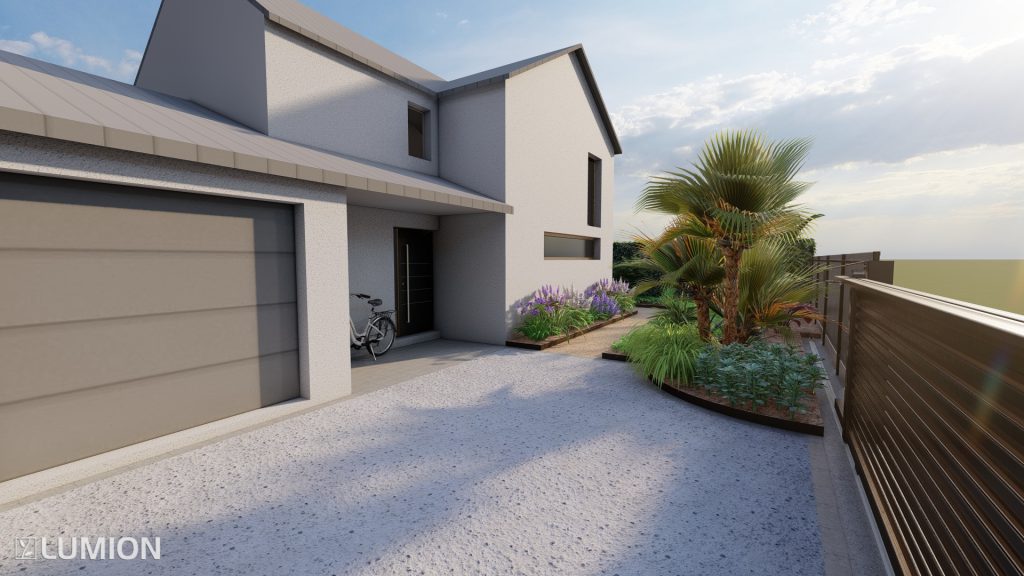 parking de la maison