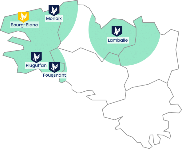 Carte d'implantation de Kerne Paysage