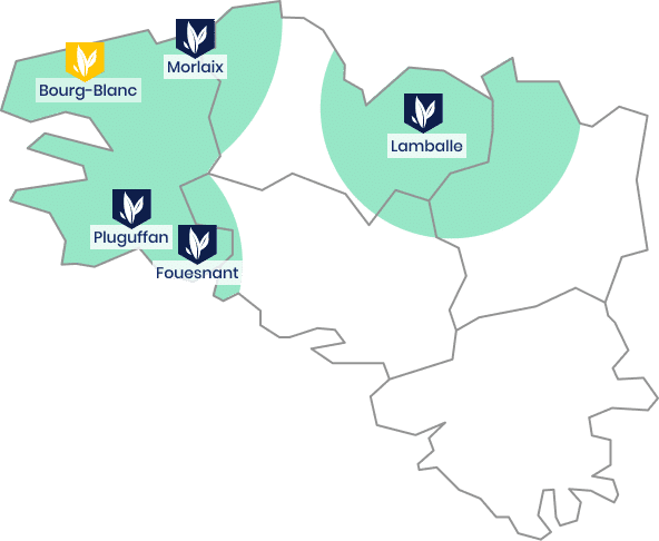 Carte de la zone d'intervention